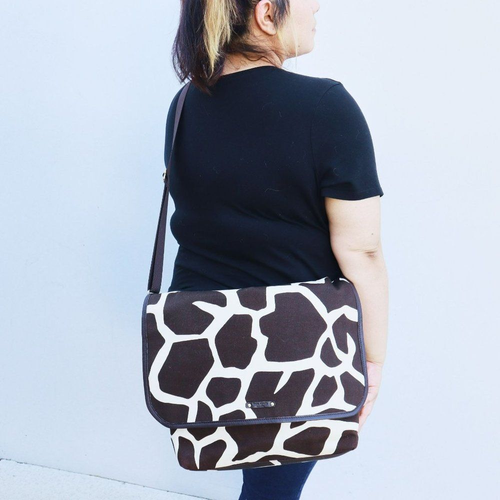 NWT Kate Spade SAFARI GRIAFFE Baby Diaper Messenger Bag w Changing Pad